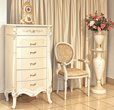 Новинка коллекции мебели для спальни Prestige — комод K6 в бежевом цвете