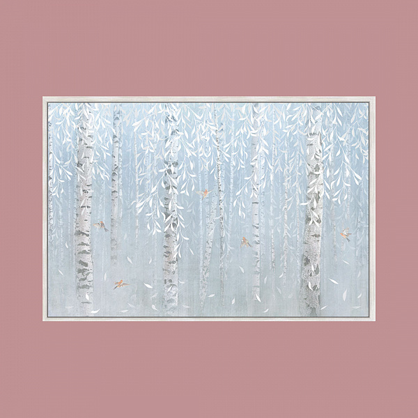 Картина "Туманное утро" Рама 4, 70*100 см, арт.423852  