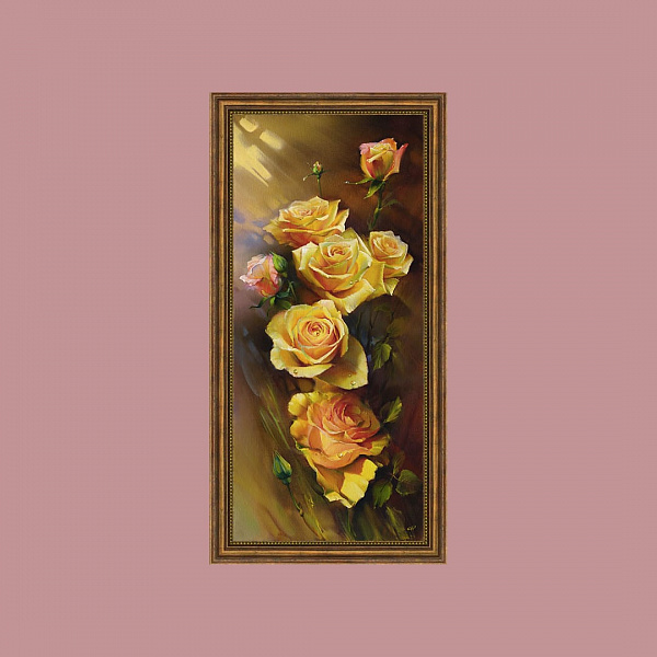 Картина «Чайные розы», 50*25 см, арт.507302  