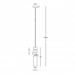 Подвесной светильник MOD303PL-01CFL2