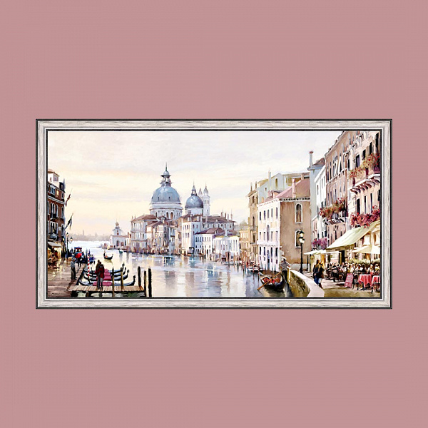 Картина "Водный путь", рама 4, 50*100 см, арт.818926  