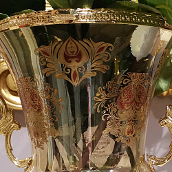 Ваза  золотая, арт. 284-582