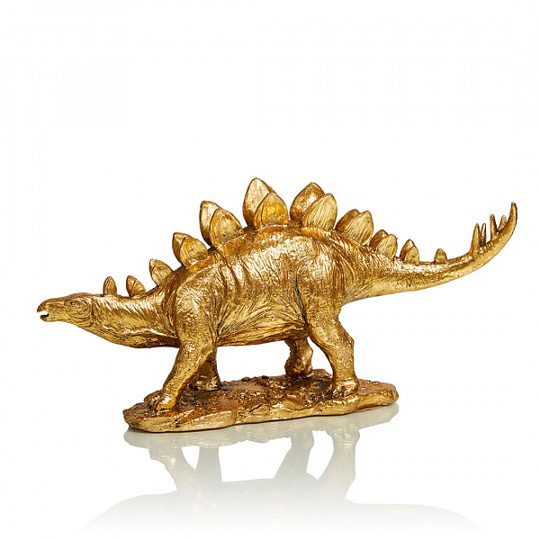 Декоративная фигурка "Динозавр", золотой, арт. 397239  
